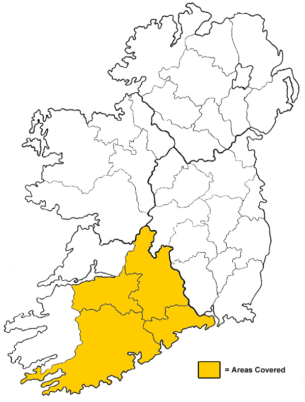 Apollo Screed covers counties: Cork, Limerick, Tipperary & Waterford